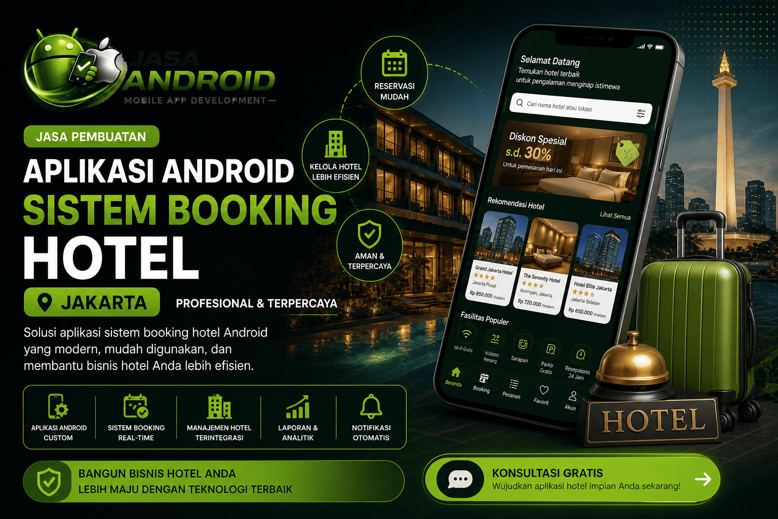 Aplikasi Android Sistem Booking Hotel Jakarta: Solusi Digital Modern untuk Industri Perhotelan